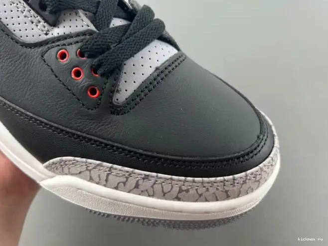Cheap MAX Air DN3707-010 Cement 3 Black Jordan 0424